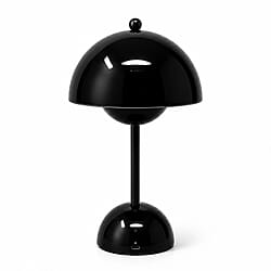 Rechargeable Cordless Portable LED Mushroom Desk Lamp & Nightlight - Sky Blue