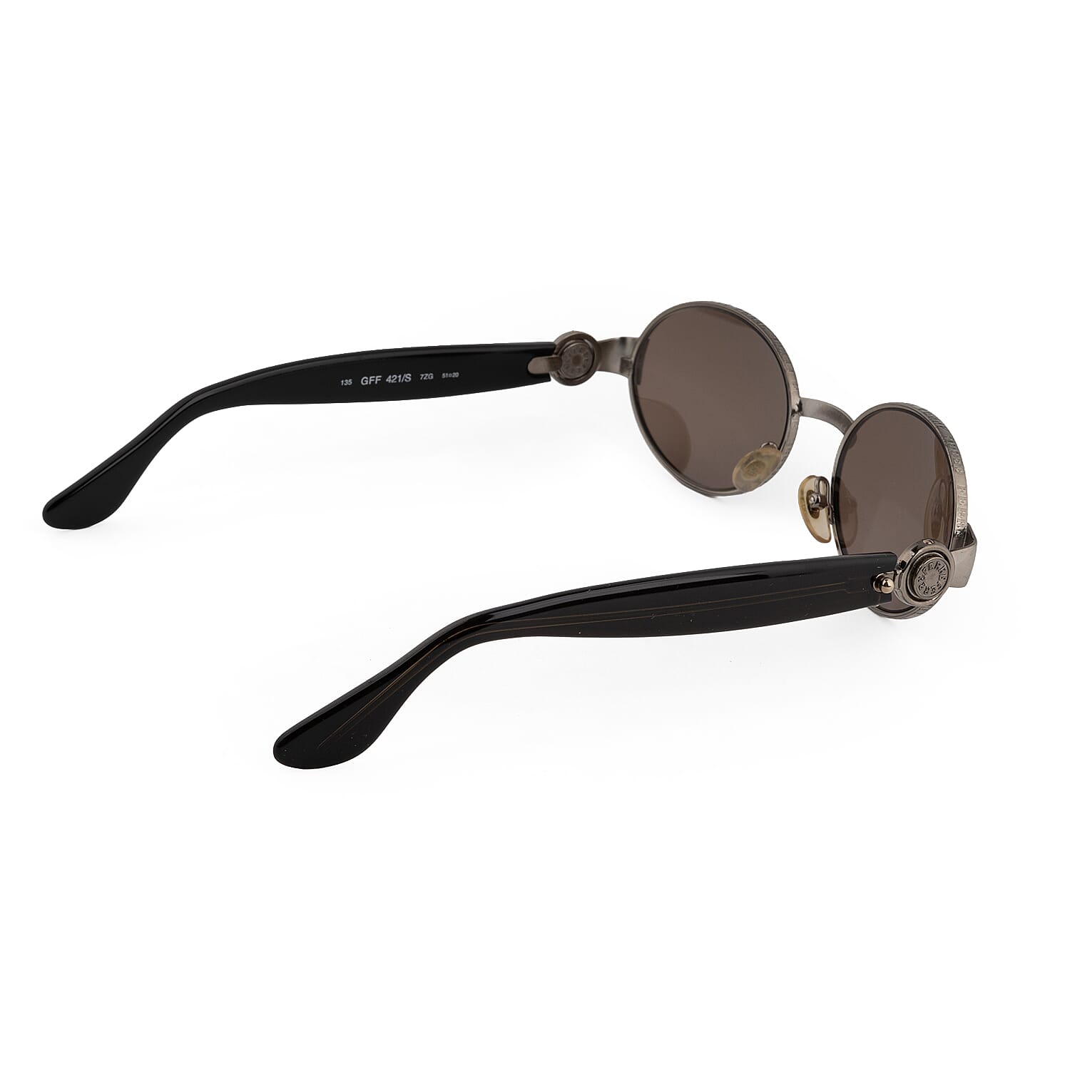 Gianfranco Ferre Vintage Silver Oval Sunglasses - Mod Gff 421-S