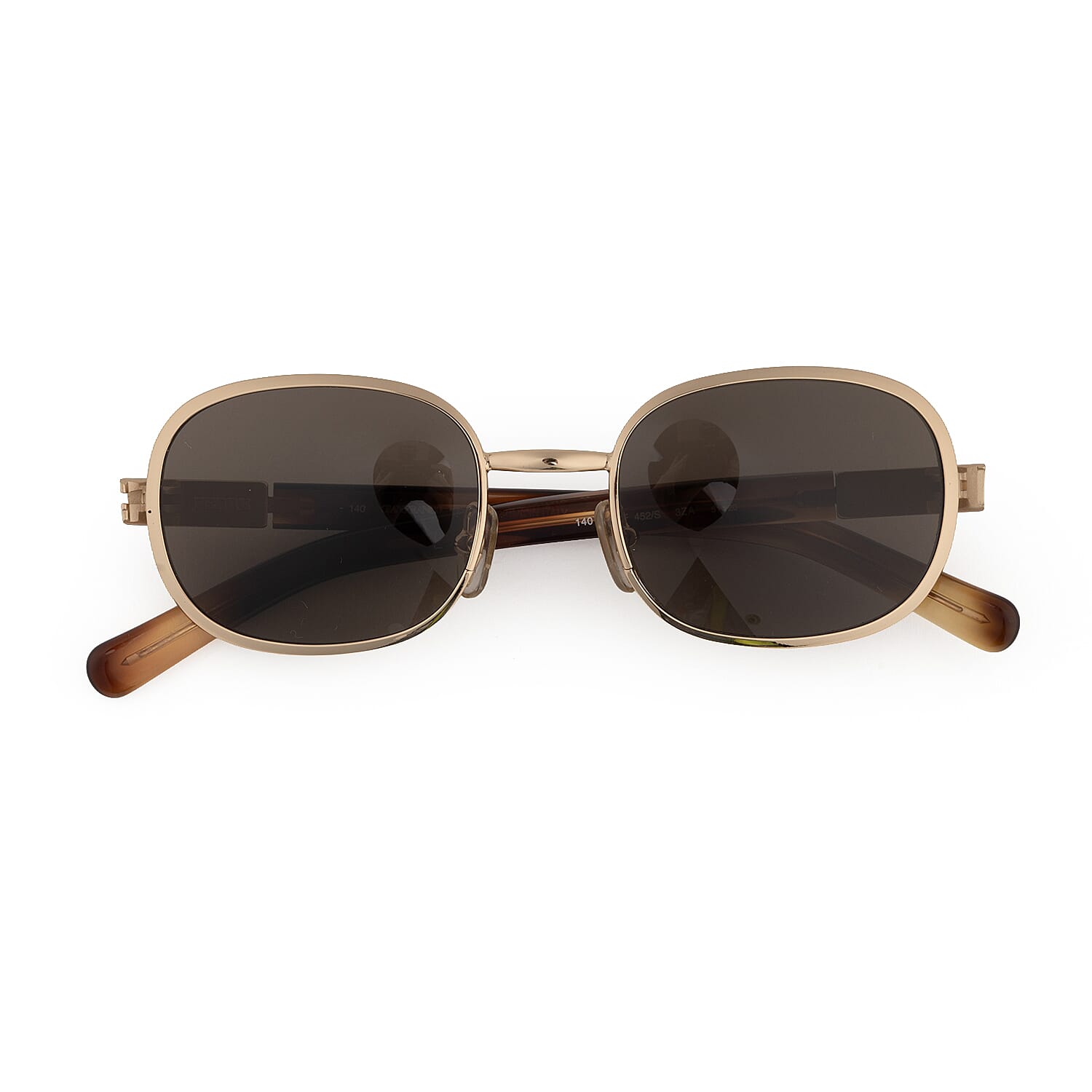 Gianfranco FERRE Unisex Rectangle Gold Sunglasses - GFF 452 32A-GOLD-51-20