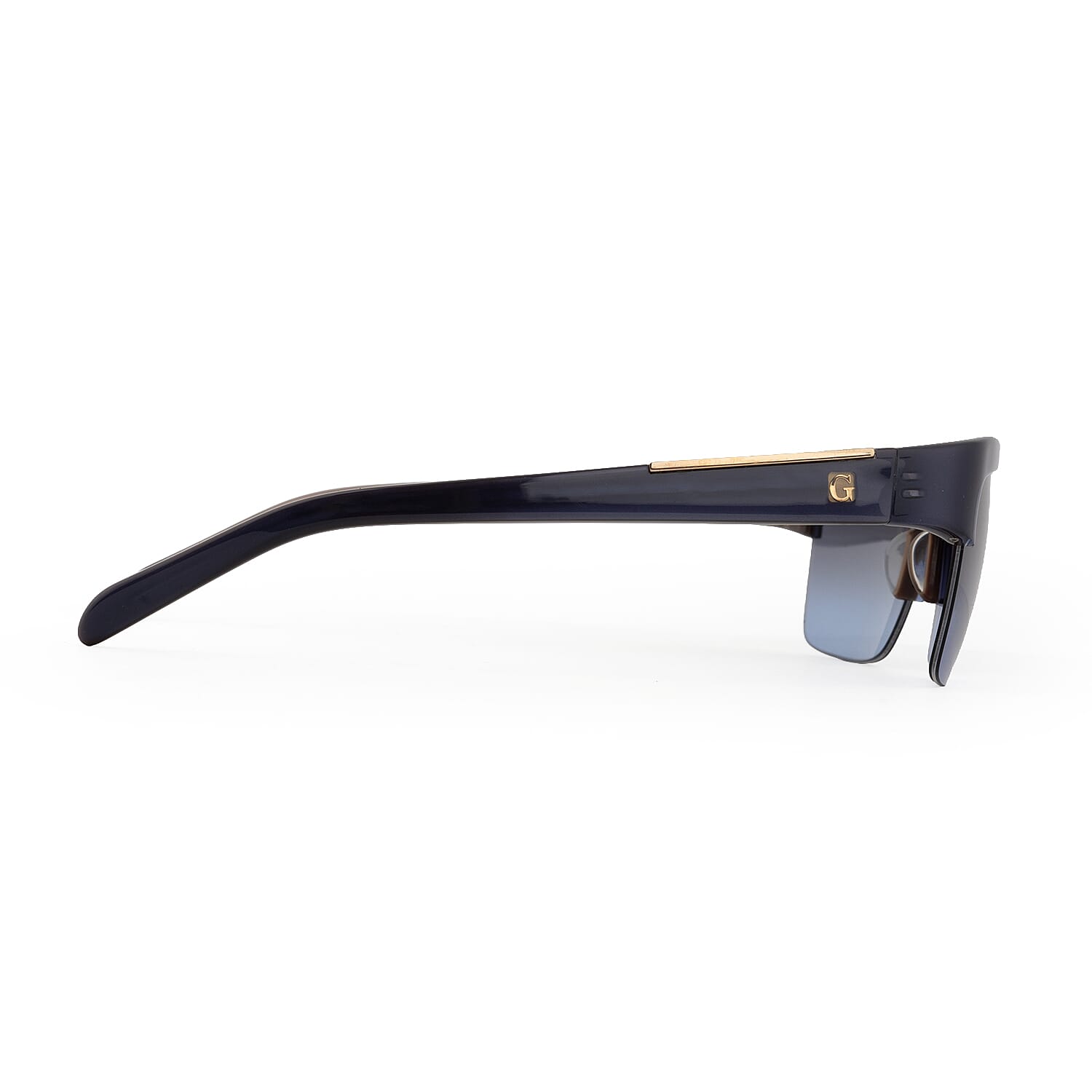 Vintage GIanfranco Ferre Sunglasses Brown Semi Rimless Sun Shades Frames Glasses Retro - 618 Z6T-Blue-56-17