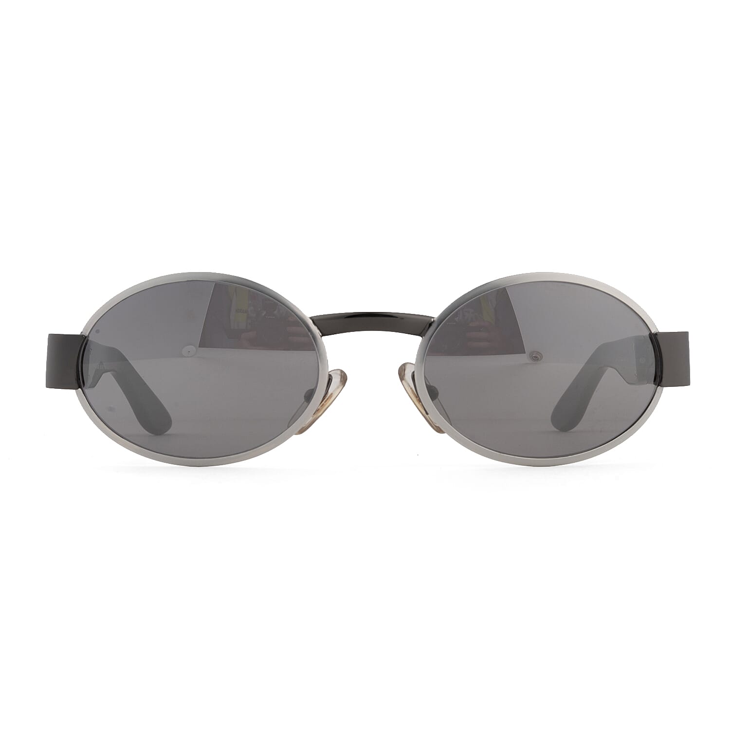 Gianfranco FERRE Metal Oval Sunglasses - GFF 368 95V-Silver-53-21