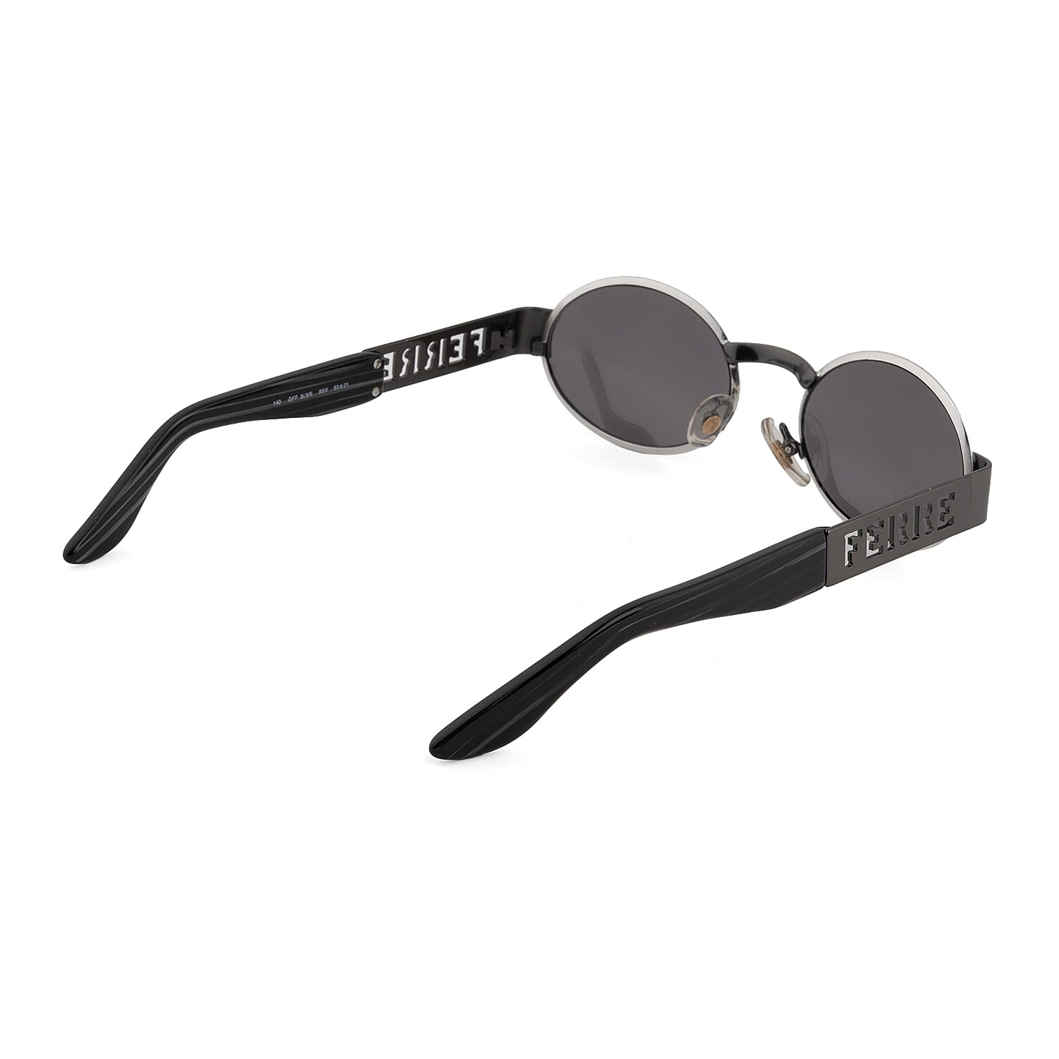 Gianfranco FERRE Metal Oval Sunglasses - GFF 368 95V-Silver-53-21