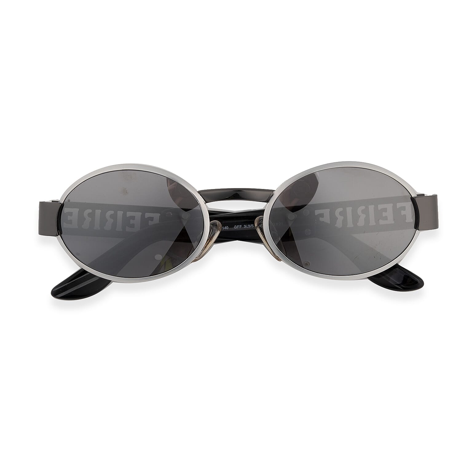 Gianfranco FERRE Metal Oval Sunglasses - GFF 368 95V-Silver-53-21