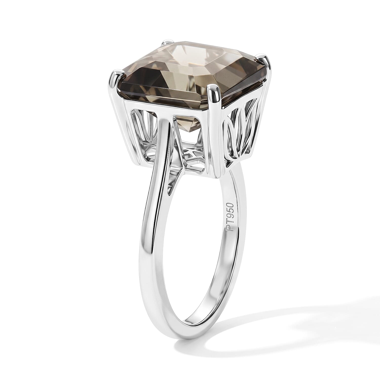 Tony Diniz Collection- Rhapsody - 950 Platinum AAAA Natural Turkizite Solitaire Ring 9.84 Ct, Platinum Wt. 7.80 Gms