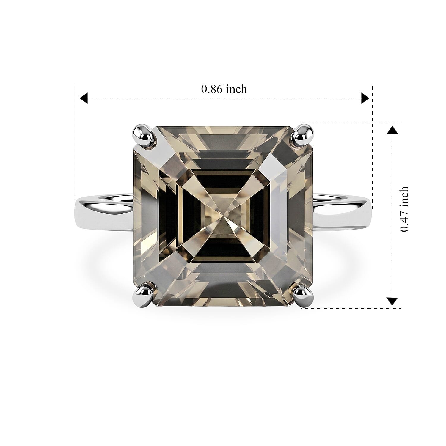 Tony Diniz Collection- Rhapsody - 950 Platinum AAAA Natural Turkizite Solitaire Ring 9.84 Ct, Platinum Wt. 7.80 Gms