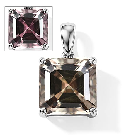 Tony Diniz Collection- Rhapsody - 950 Platinum AAAA Turkizite Solitaire Pendant 9.85 Ct.