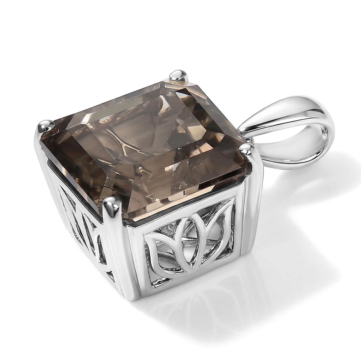 Tony Diniz Collection- Rhapsody - 950 Platinum AAAA Turkizite Solitaire Pendant 9.85 Ct.