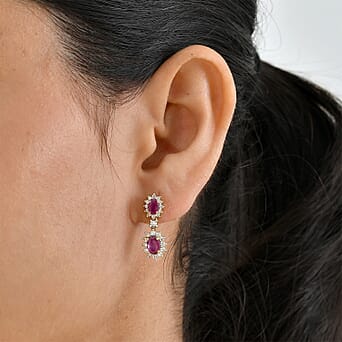 https://tjcuk.sirv.com/Products/86/3/8638614/D-Joy-African-Ruby-White-Zircon-Dangling-Earring-Sterling-Silver-2-872_8638614_1.jpg?w=342&h=342
