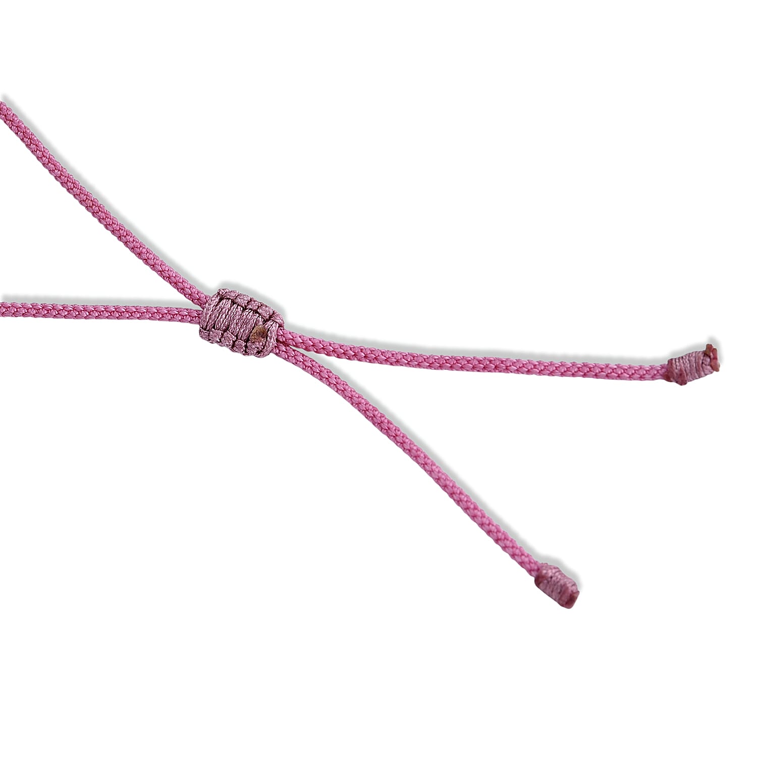 Pink Conch Shell Adjustable Queen Necklace with Cotton Thread (Size - 26) 23.00 Ct.