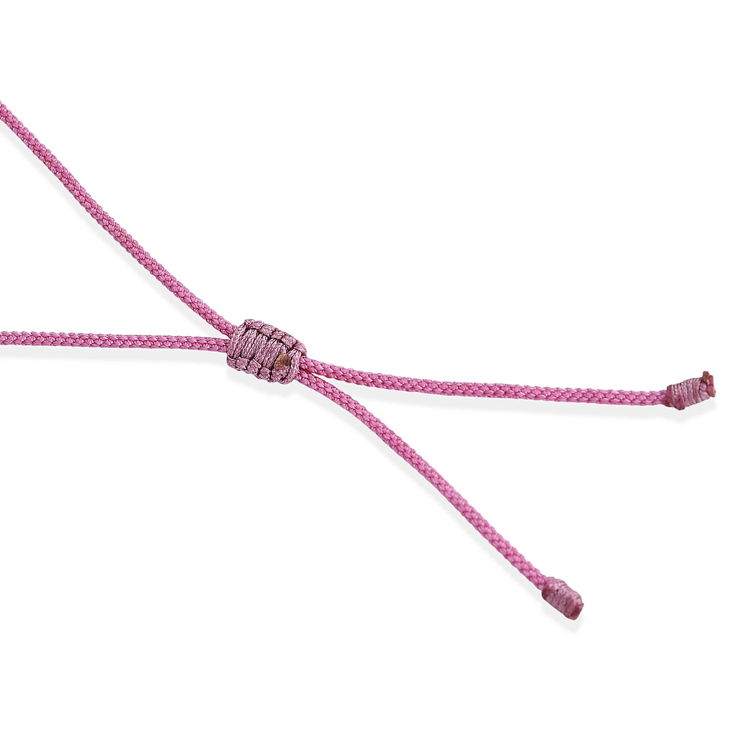 Pink Conch Shell & White Edison Pearl Adjustable Flower Necklace with Cotton Thread (Size - 26) 35.00 Ct.