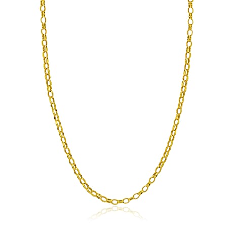 9K Yellow Gold Belcher Chain with Lobster Clasp (Size - 16)