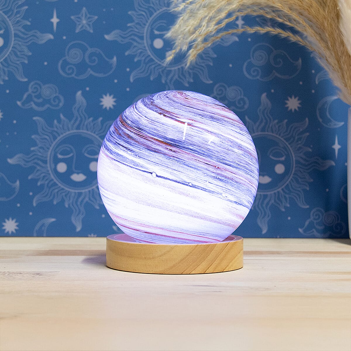 Cosmic Planet Lamp - Brown