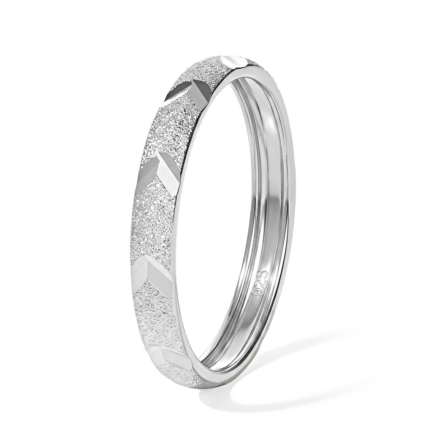 Yellow Gold Plated Sterling Silver Band Ring