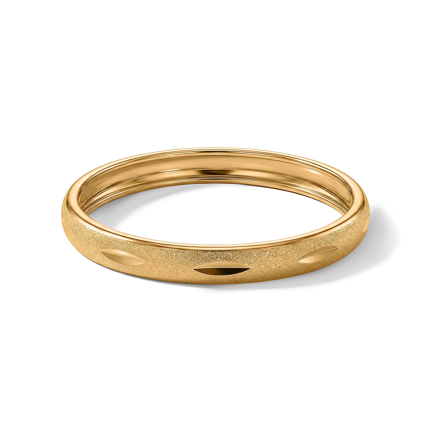 Sterling Silver Diamond Cut Band Ring
