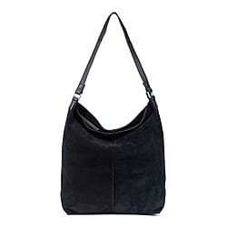 Tina Suede Slouchy Shoulder Bag - Tan