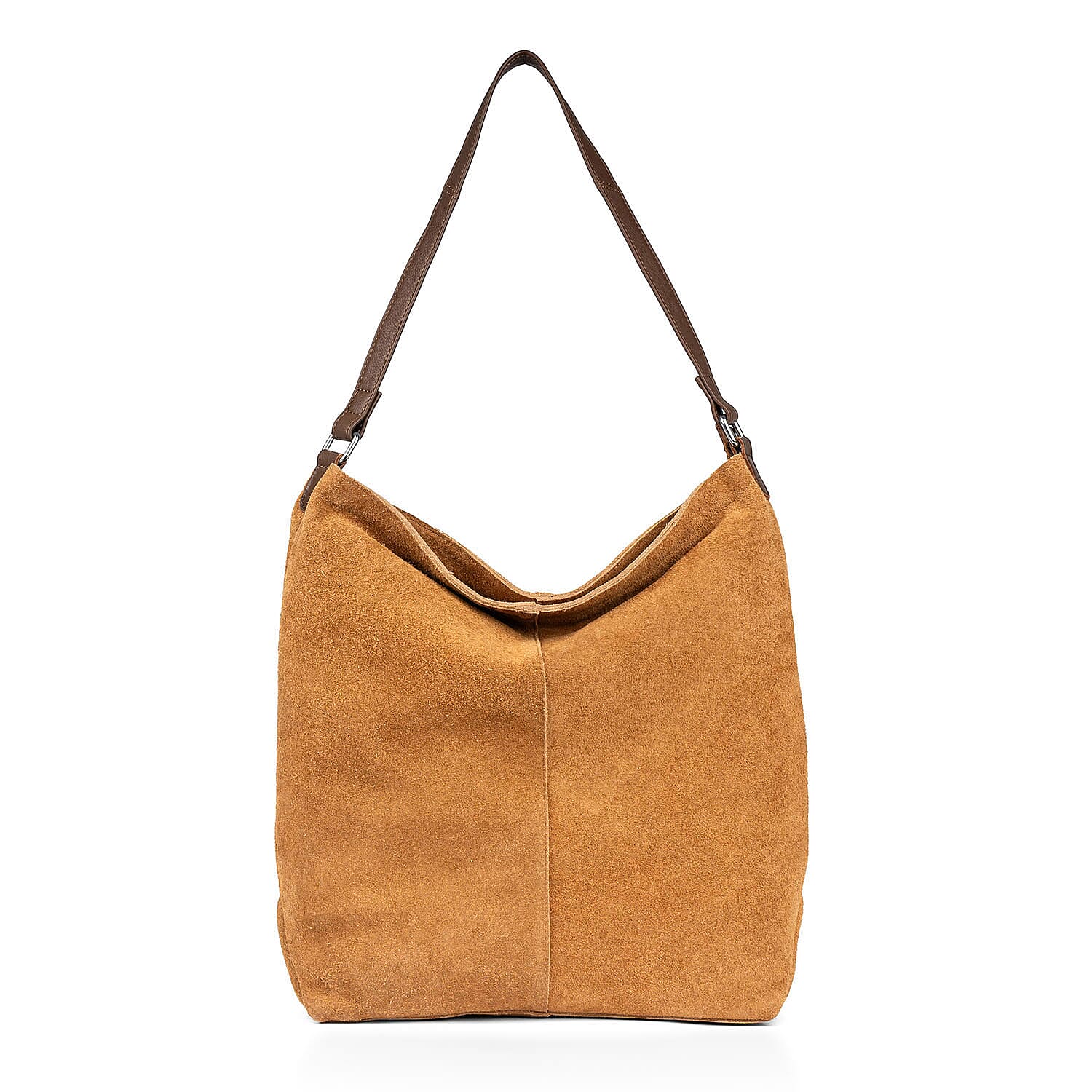 TJC Special Genuine Leather Shopper Bag - Tan