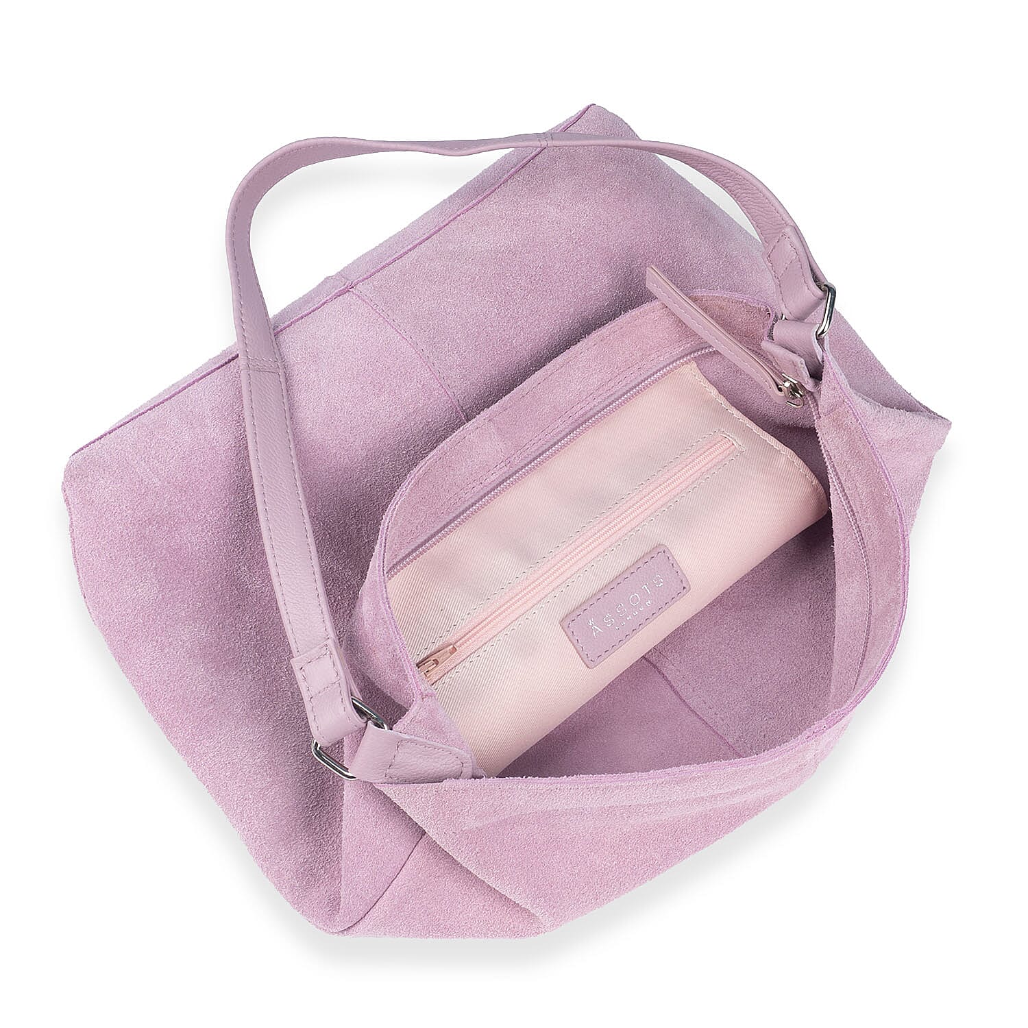 TJC Special Genuine Leather Shopper Bag - Lilac