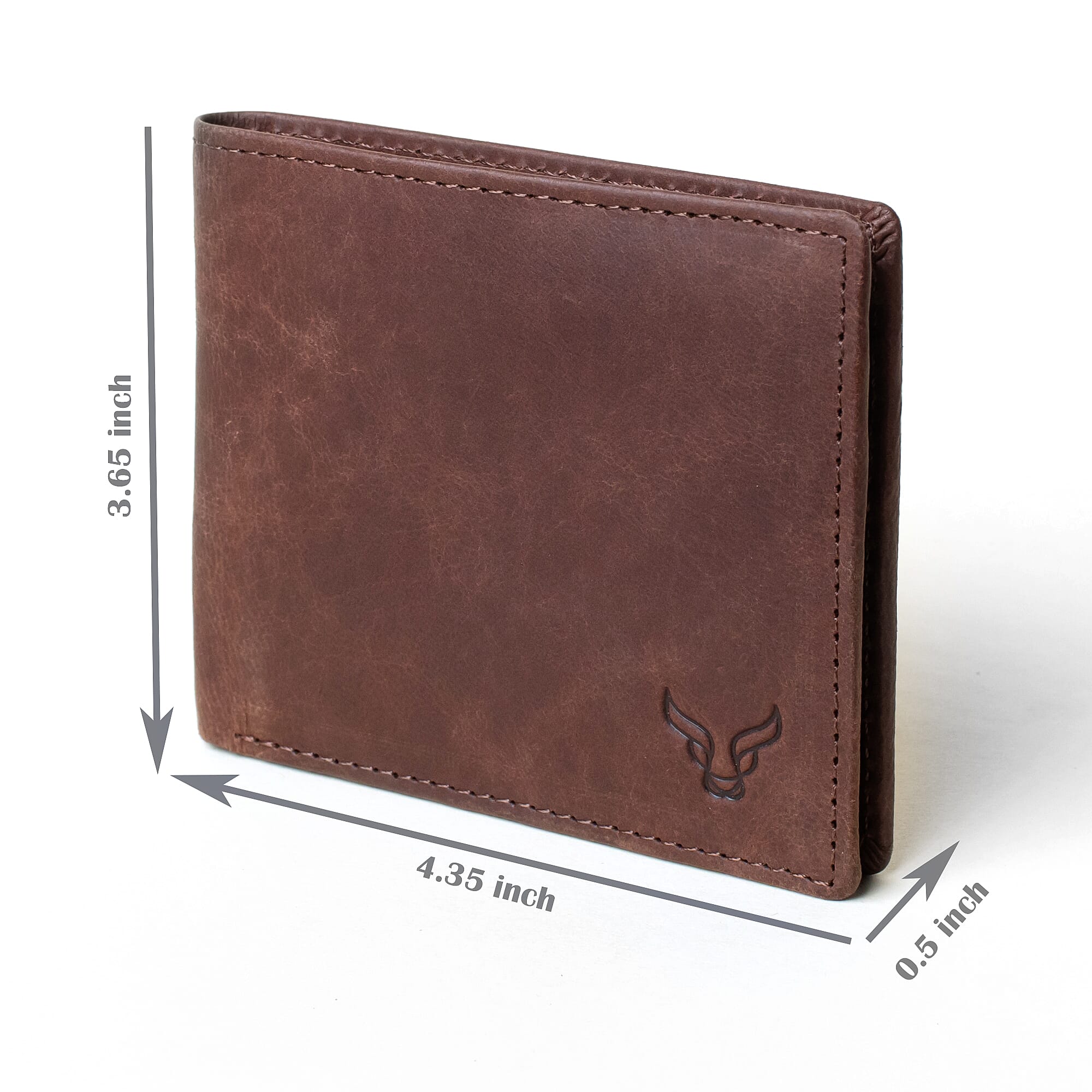 Prestige Genuine Leather Wallet and Card Holder Combo Gift Set - Brown