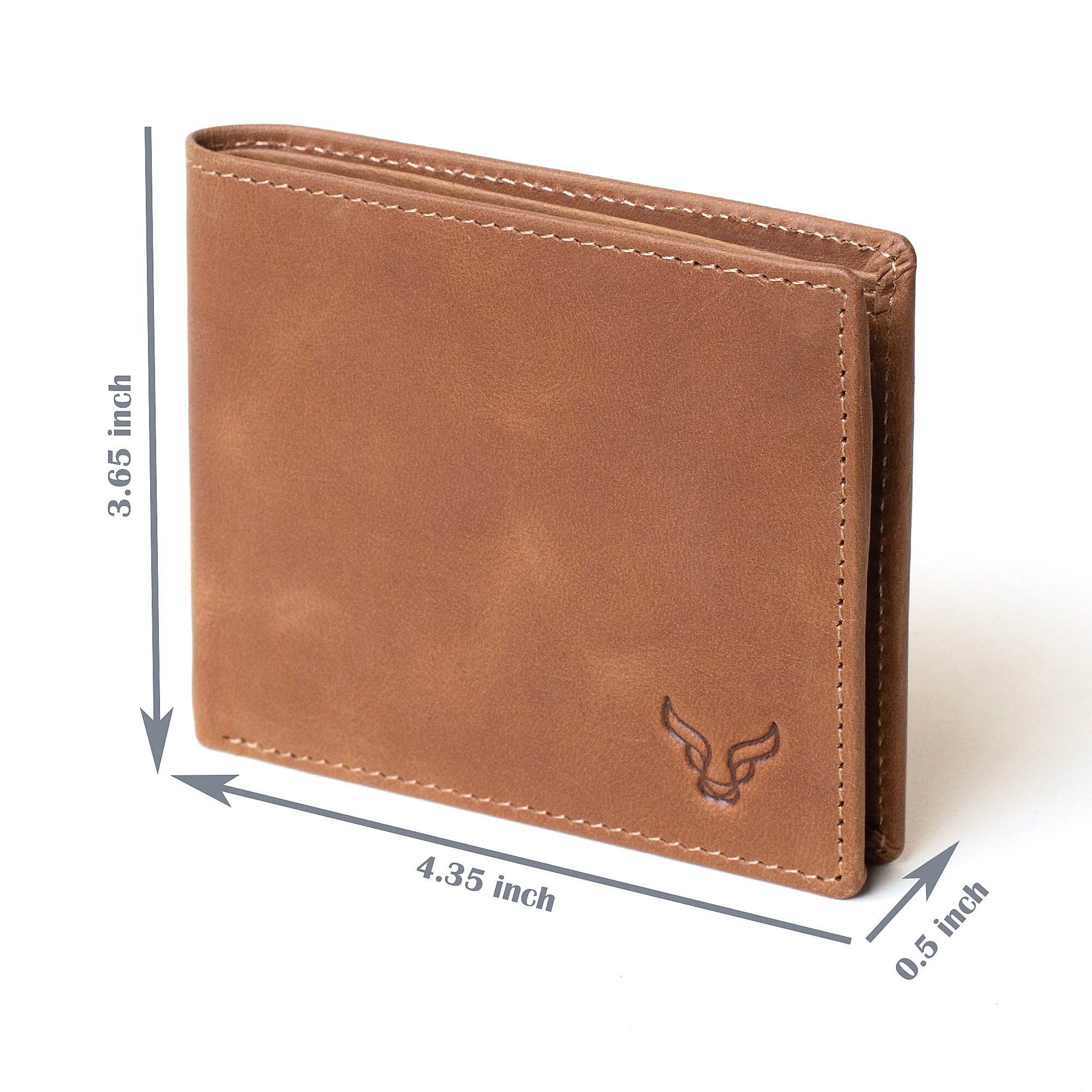 Prestige Genuine Leather Wallet and Card Holder Combo Gift Set - Tan