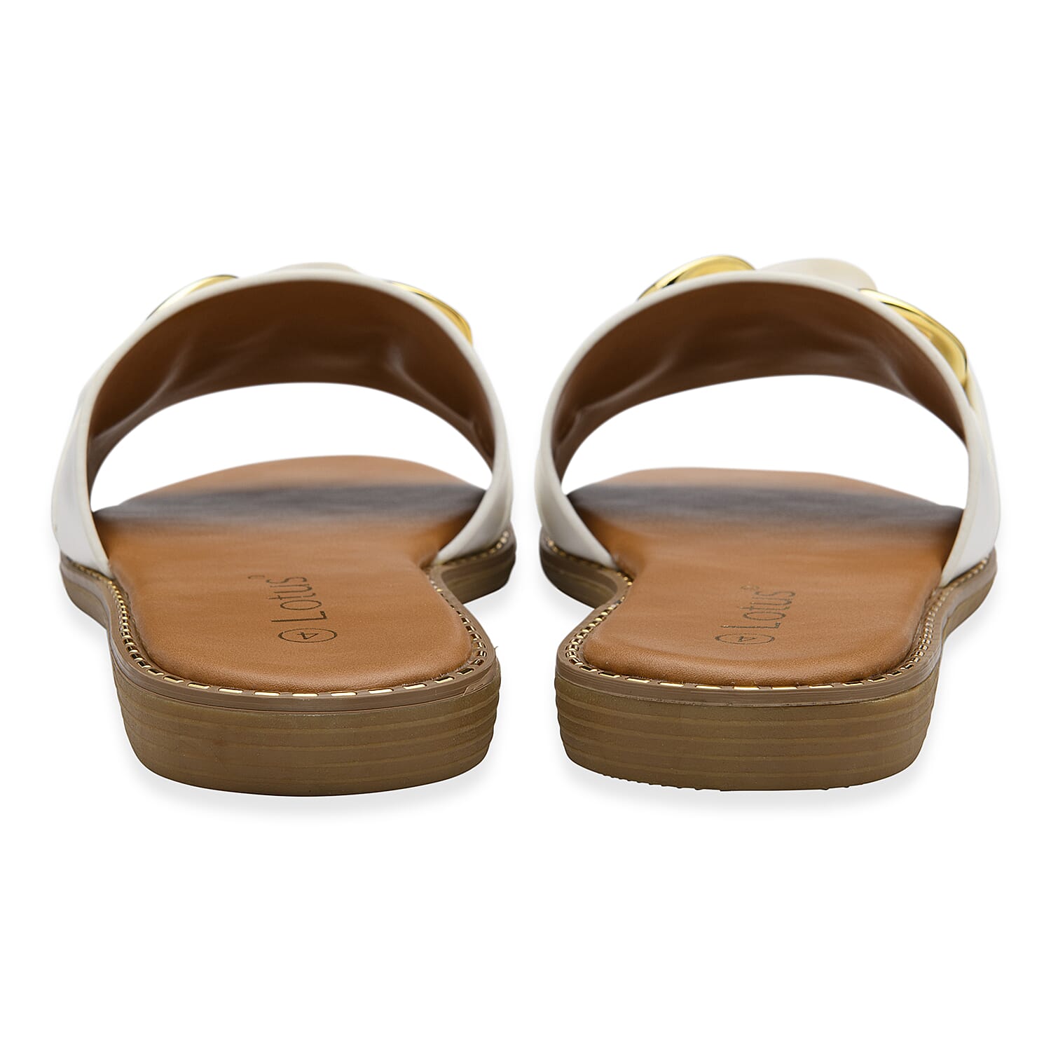 Lotus Ladies Sandal (Size - 7) - White