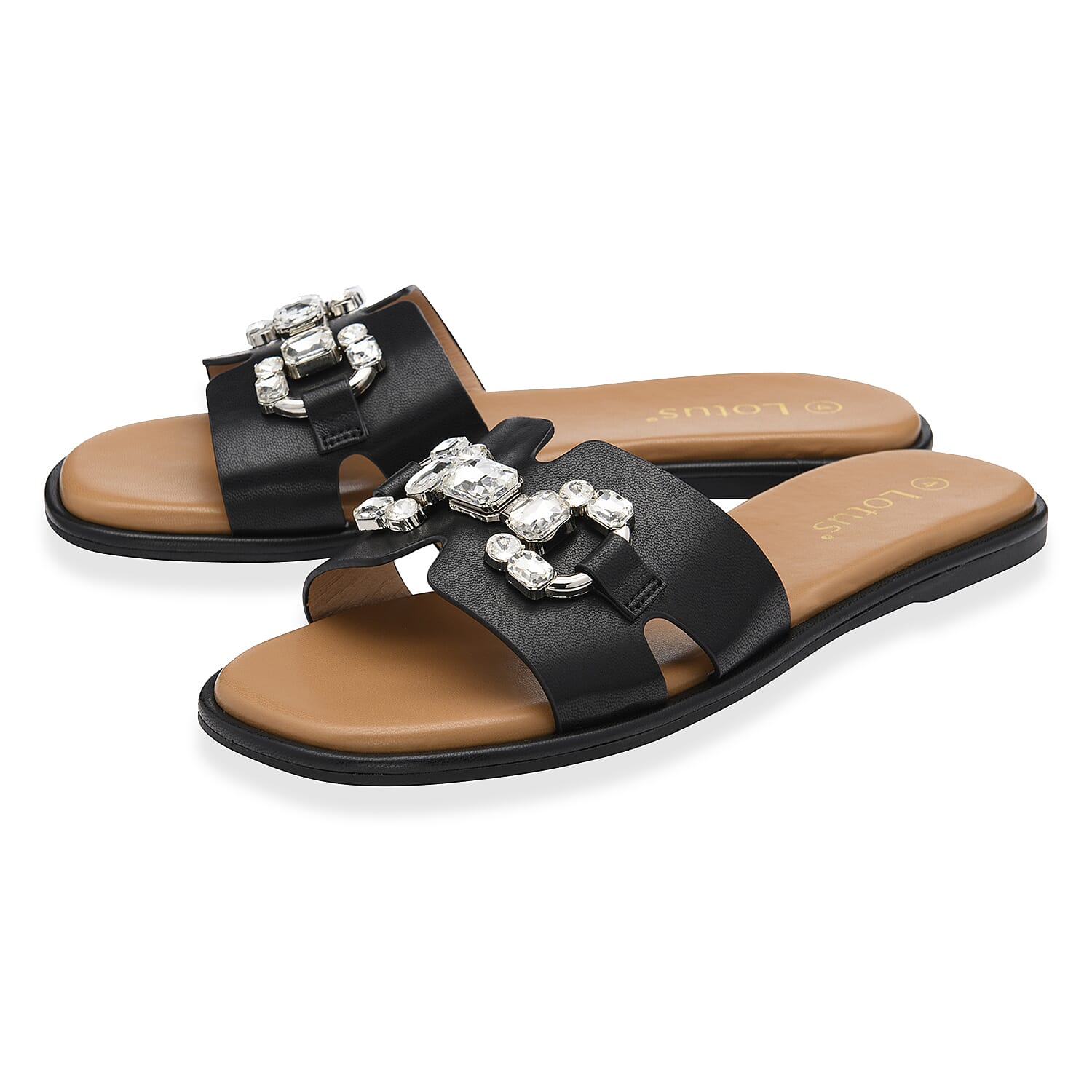 Lotus Ladies Sandal (Size - 4) - Black