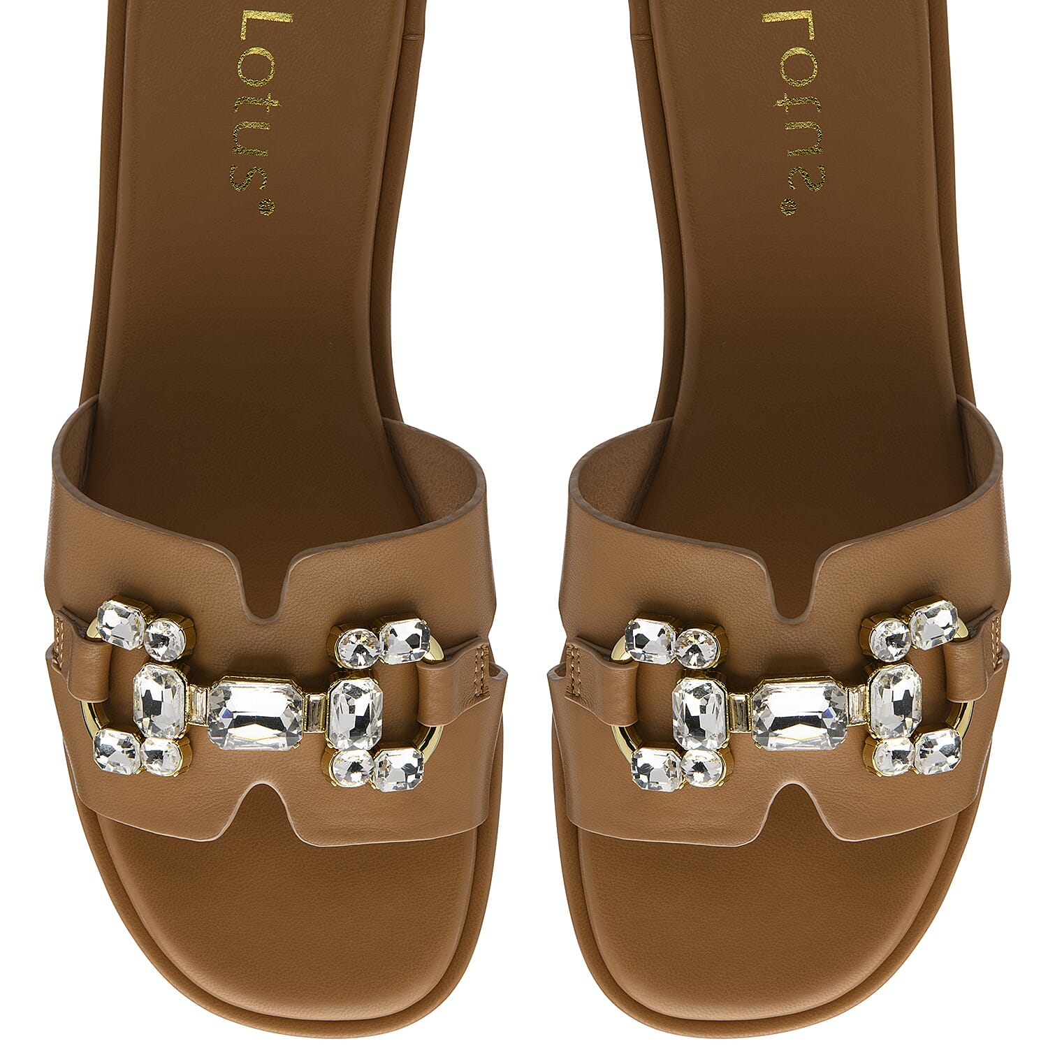 Lotus Ladies Sandal (Size - 7) - Tan