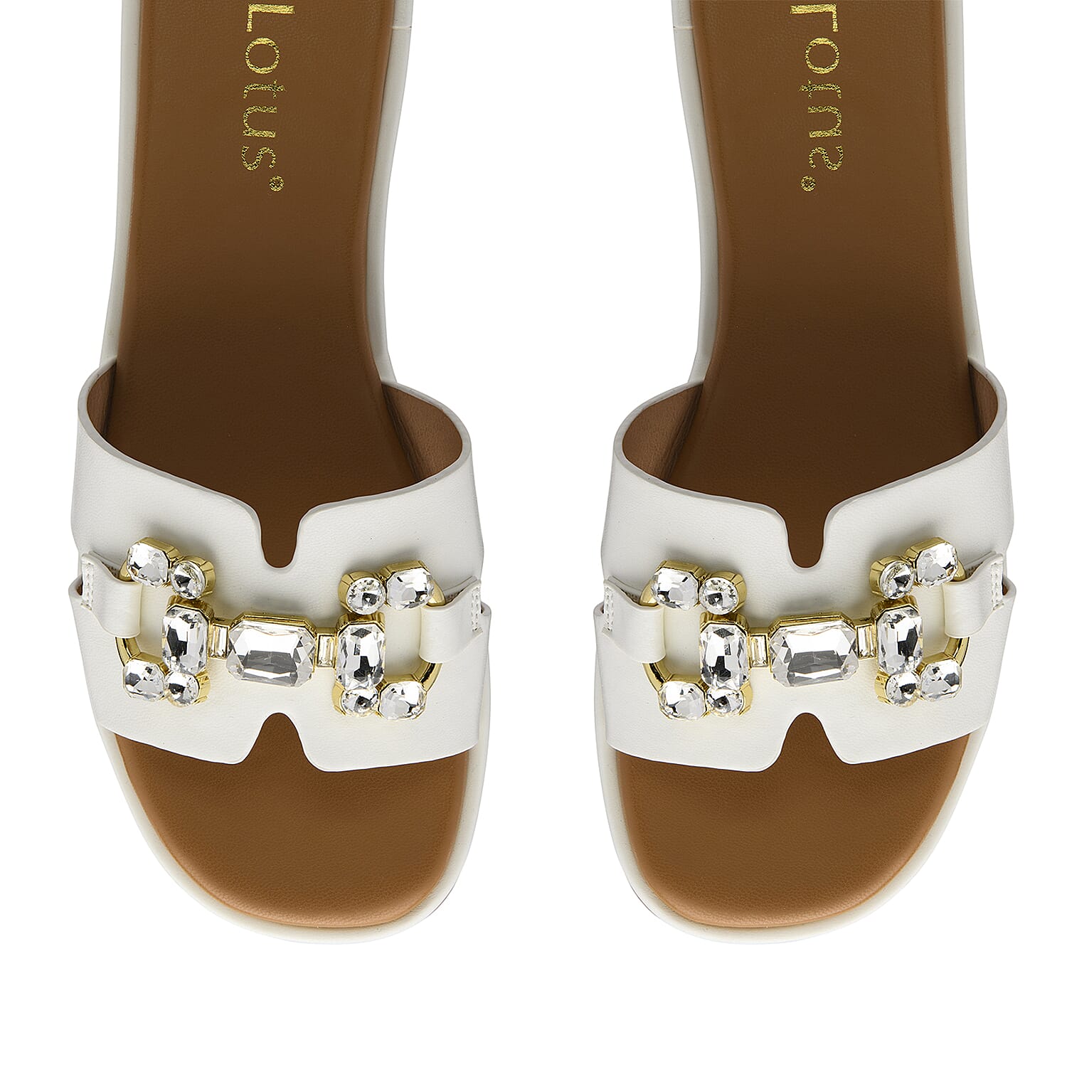 Lotus Ladies Sandal (Size - 5) - White
