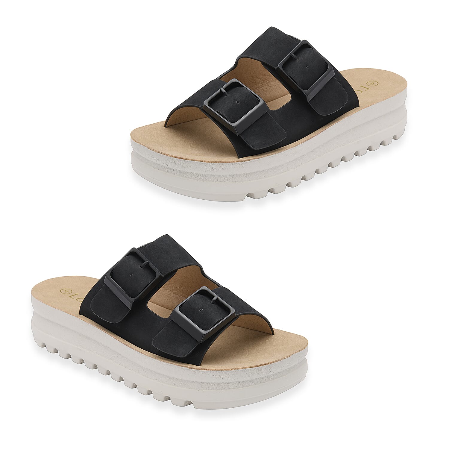Lotus Ladies Sandal (Size - 40) - Black