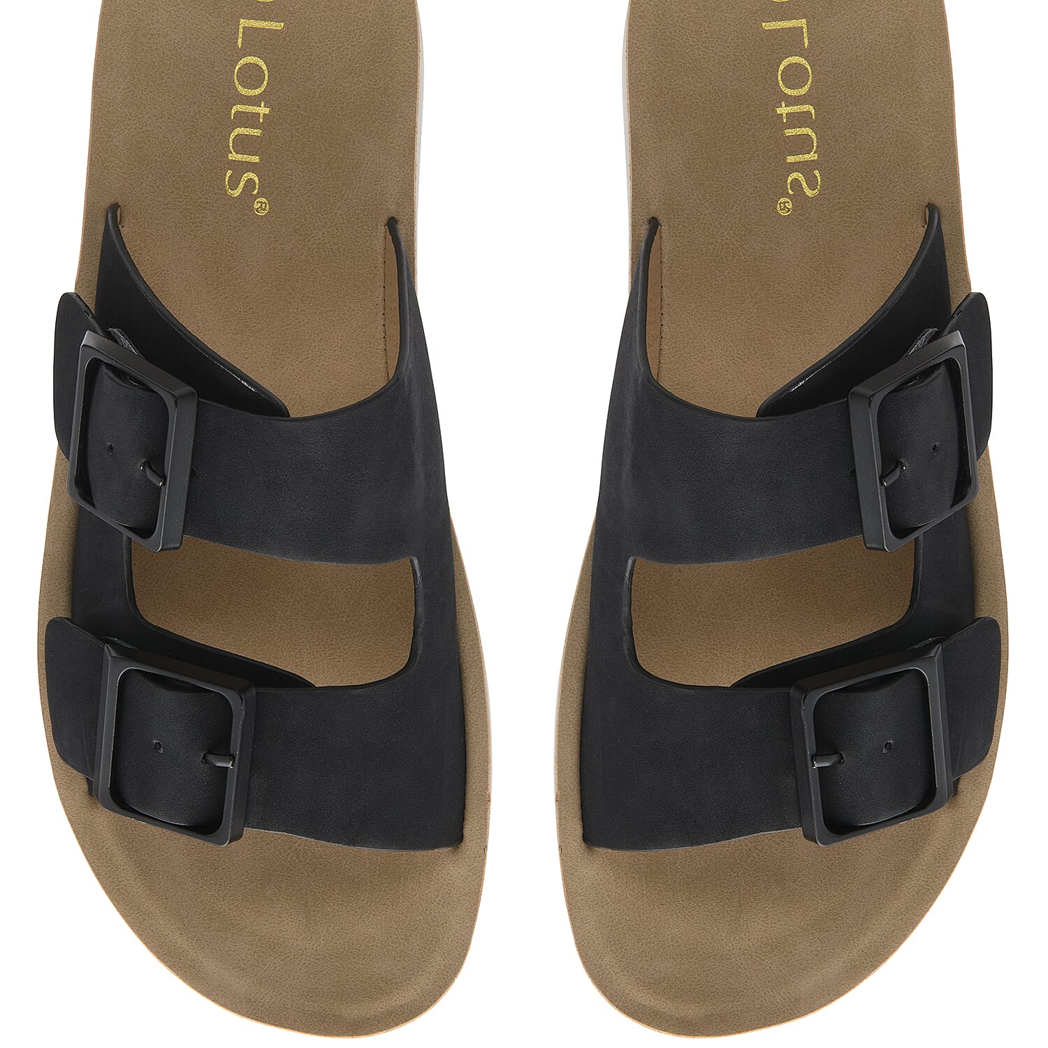Lotus Ladies Sandal (Size - 40) - Black