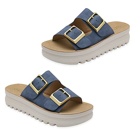 Lotus Ladies Sandal (Size - 37) - Blue