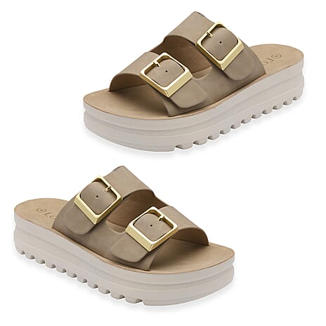 Lotus Ladies Sandal (Size - 36) - Natural