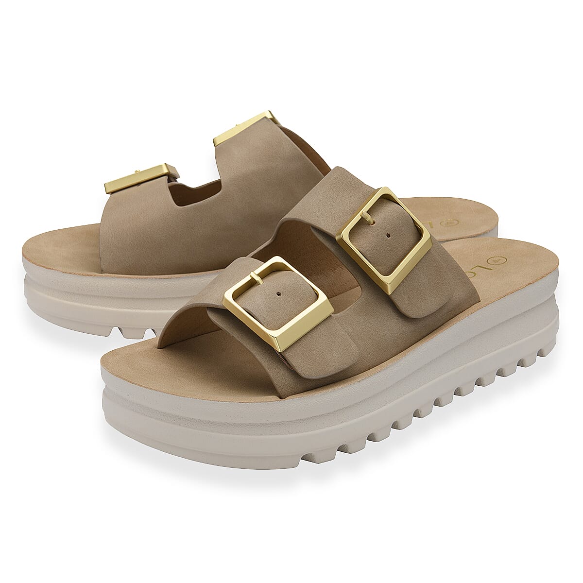 Lotus Ladies Sandal (Size - 37) - Natural