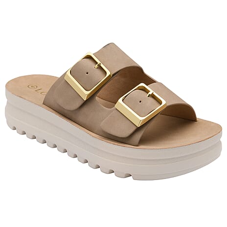Lotus Ladies Sandal (Size - 39) - Natural
