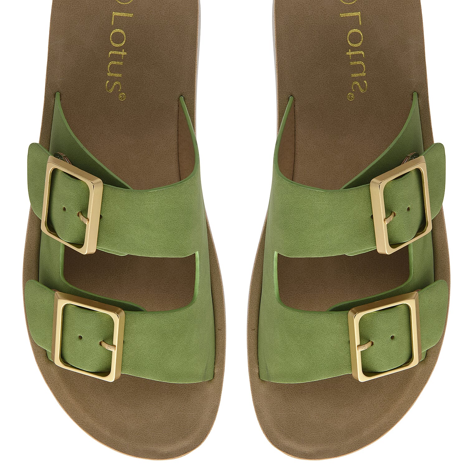 Lotus Ladies Sandal (Size - 37) - Green