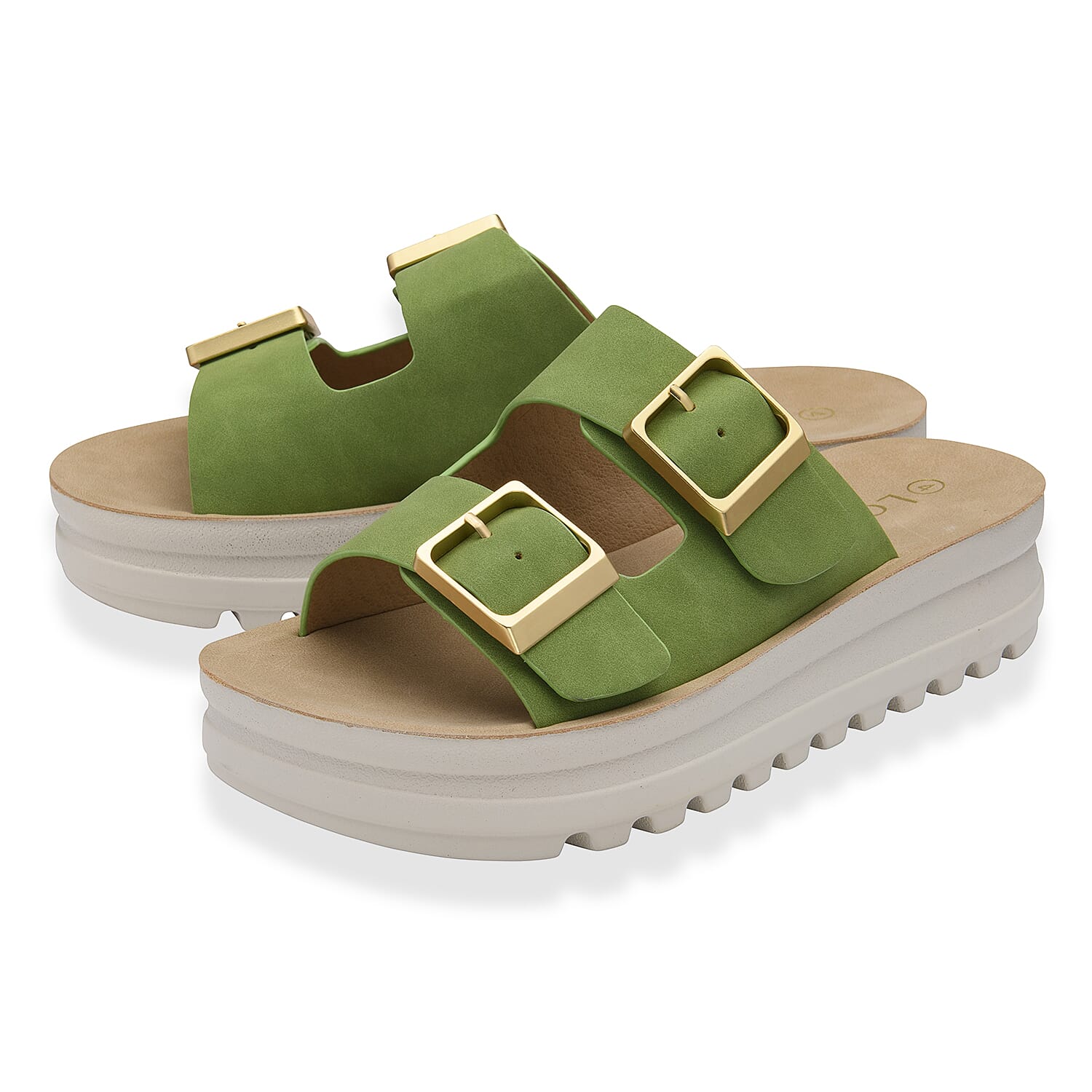 Lotus Ladies Sandal (Size - 39) - Green