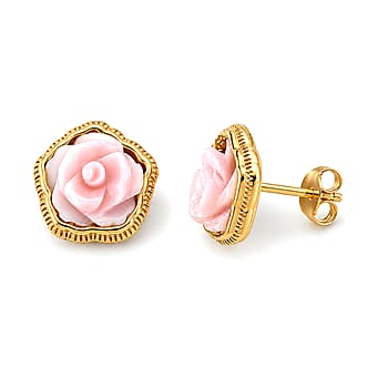 https://tjcuk.sirv.com/Products/86/5/8658289/D-Joy-Pink-Conch-Shell-Floral-Stud-Earring-with-Push-Back-in-Yellow-Go_8658289_3.jpg?w=342&h=342