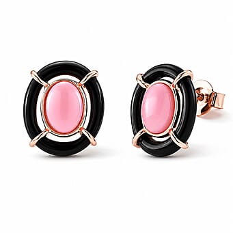 https://tjcuk.sirv.com/Products/86/5/8658392/D-Joy-Pink-Conch-Shell-Dyed-Black-Jade-Earring-with-Push-Back-in-Rose-_8658392.jpg?w=342&h=342