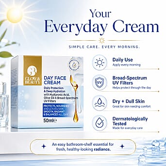 https://tjcuk.sirv.com/Products/86/5/8658953/Glow-Beauty-Day-Face-Cream-With-Olive-Oil-Hyaluronic-Acid-50ml_8658953_3.jpg?w=342&h=342