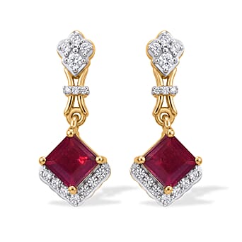 https://tjcuk.sirv.com/Products/86/6/8660558/D-Joy-African-Ruby-White-Zircon-Dangling-Earring-Sterling-Silver-2-460_8660558.jpg?w=342&h=342