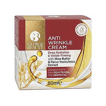 https://tjcuk.sirv.com/Products/86/6/8661082/Glow-Beauty-Anti-Wrinkle-Cream-with-Shea-Butter-Fucus-Vesiculosus-Extr_8661082.jpg?w=342&h=342