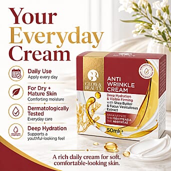 https://tjcuk.sirv.com/Products/86/6/8661082/Glow-Beauty-Anti-Wrinkle-Cream-with-Shea-Butter-Fucus-Vesiculosus-Extr_8661082_3.jpg?w=342&h=342