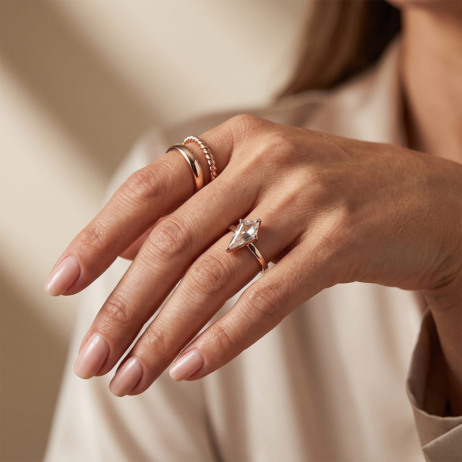 Hatton Garden Closeout - 9K Yellow Gold RARE KITE CUT AAA Natural Turkizite Solitaire Ring 2.10 Ct.
