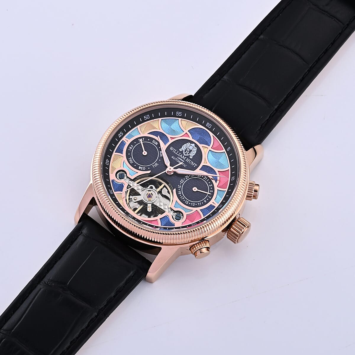 William Hunt Watch Pure White Stainless Steel Mix Metal