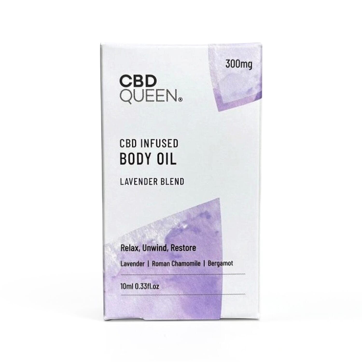 CBD Queen- Body Oil Super Strength - 300mg - Lavender &ndash; 10ml