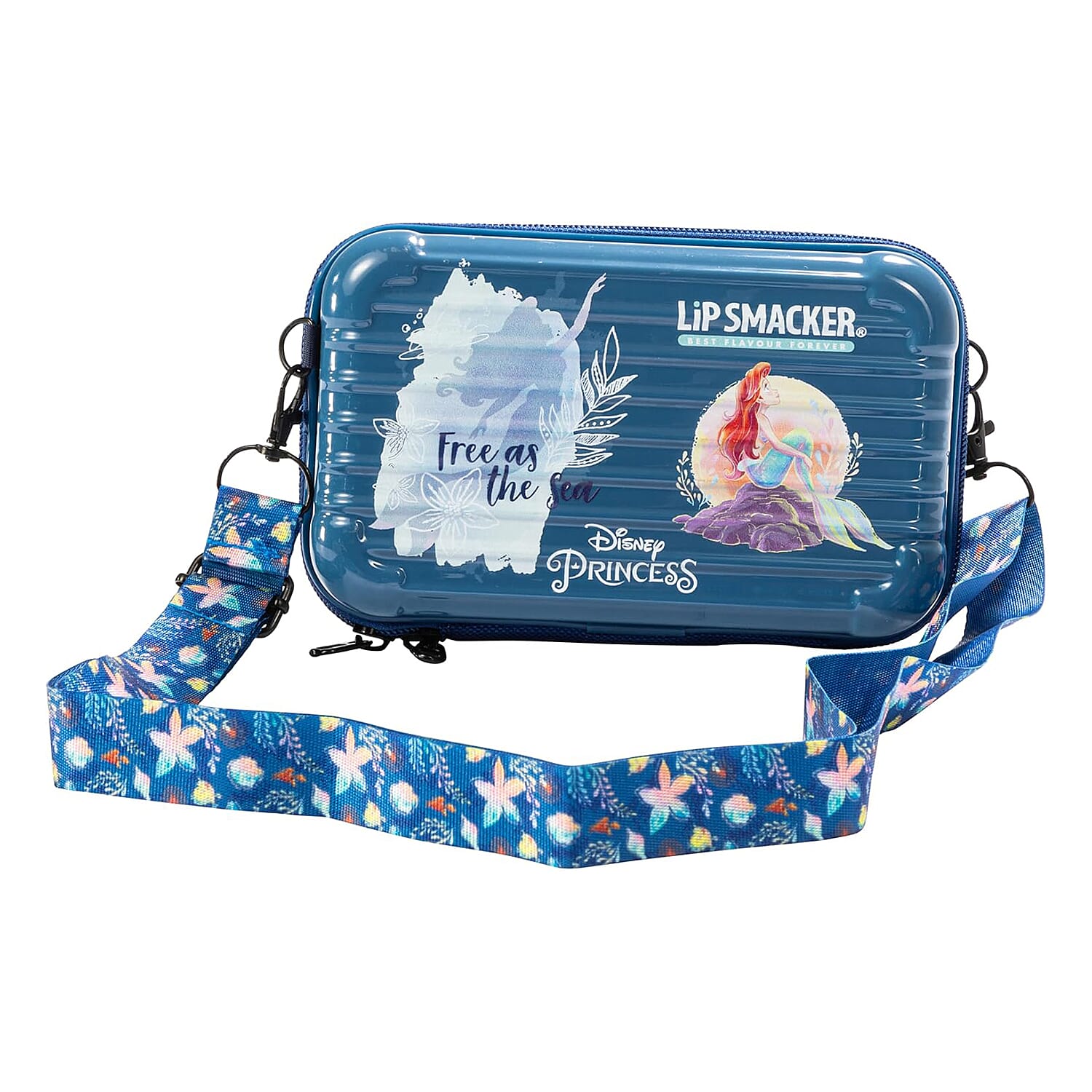 Lip Smacker Disney Ariel Travel To Go Beauty Case - Pack of 9 Items