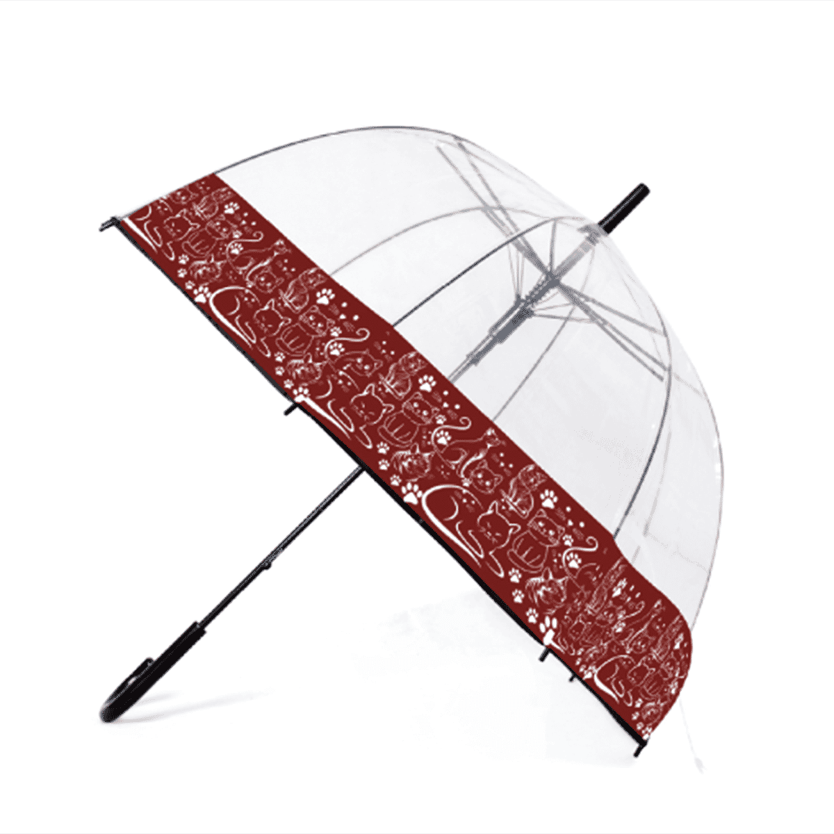 Love Cats Dome Umbrella - Brown