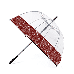 Dog Lovers Dome Umbrella - Purple