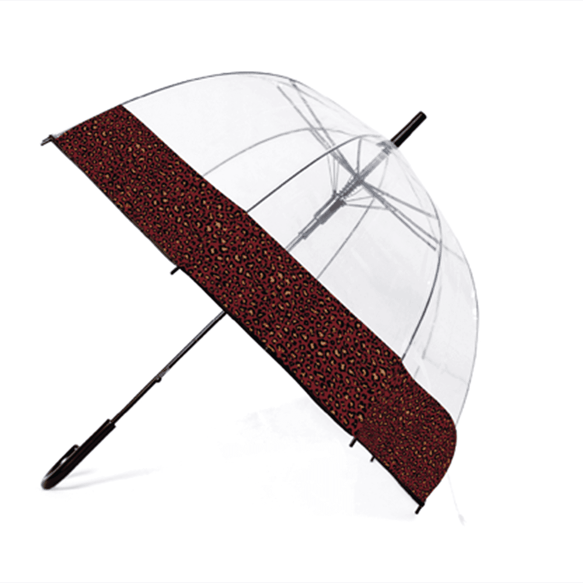 Leopard Dome Umbrella - Brown