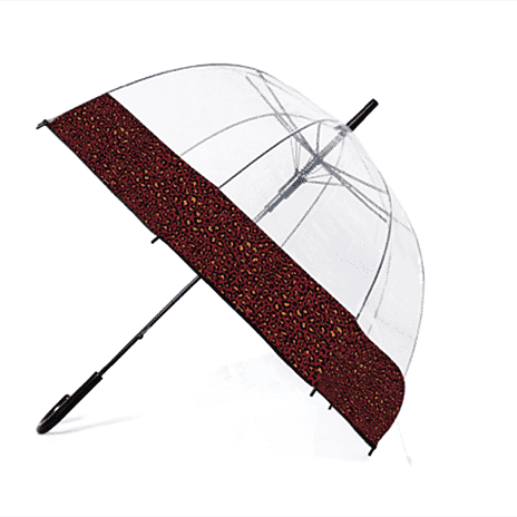 Leopard Dome Umbrella - Brown