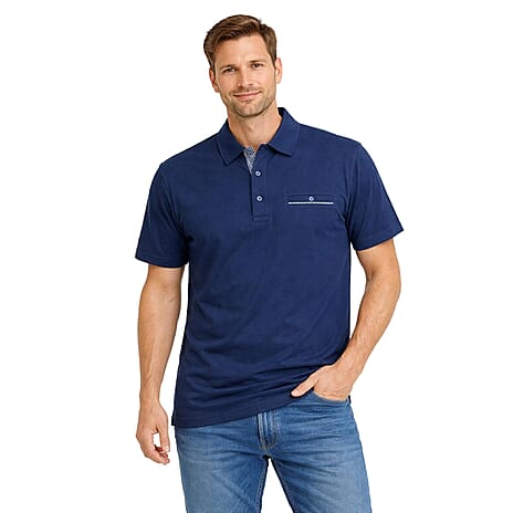 JJ Willis Polo Shirt (Size L) - Navy